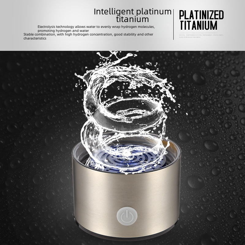 Portable Hydrogen Water Cup with Ionization Features