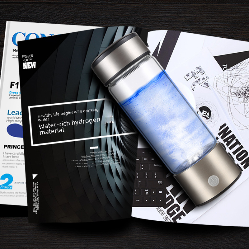 Portable Hydrogen Water Cup with Ionization Features