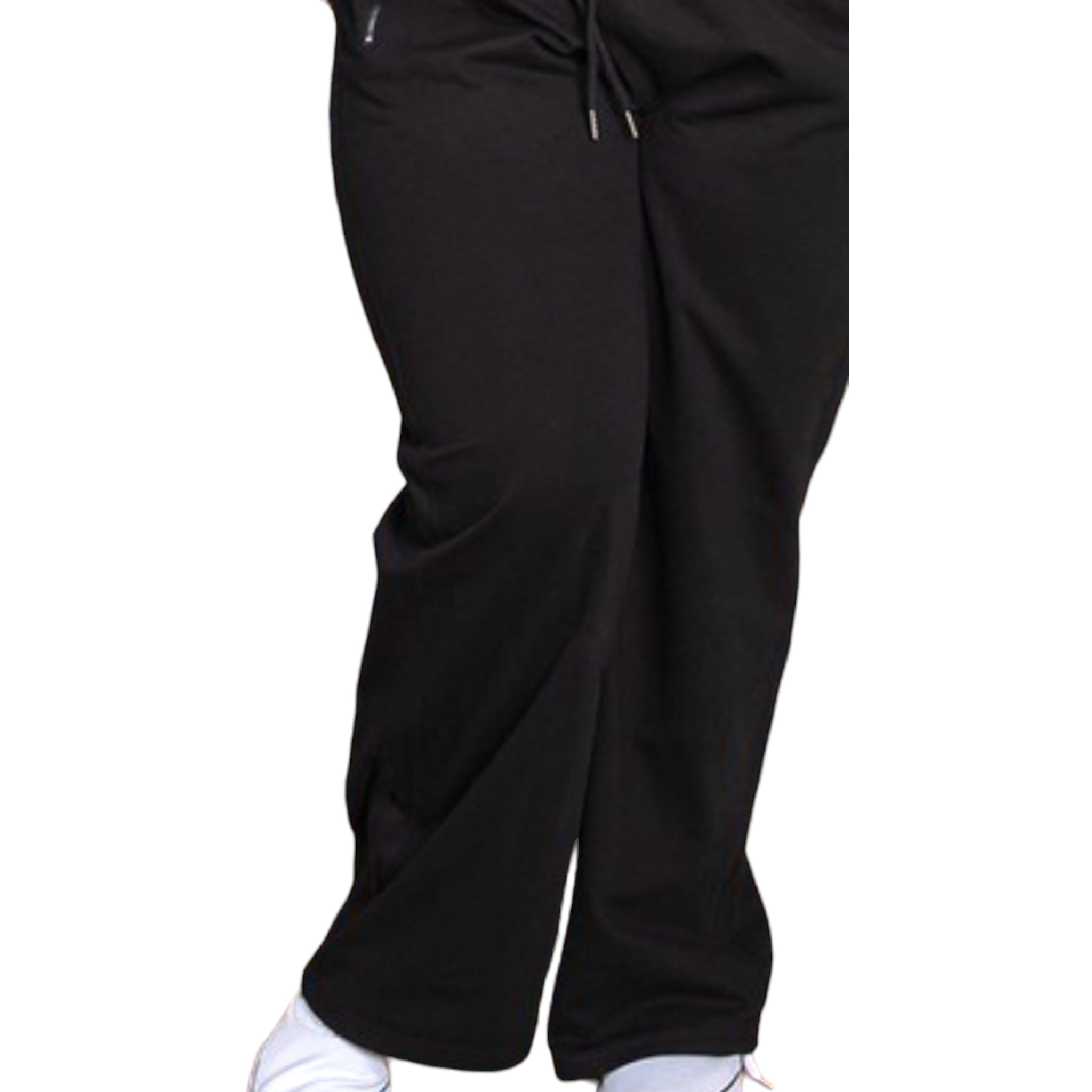 Women’s Black Plus Size Oversized Poncho Hoodie Set