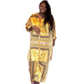 Plus Size Satin Luxe Multi Wear Gold Set