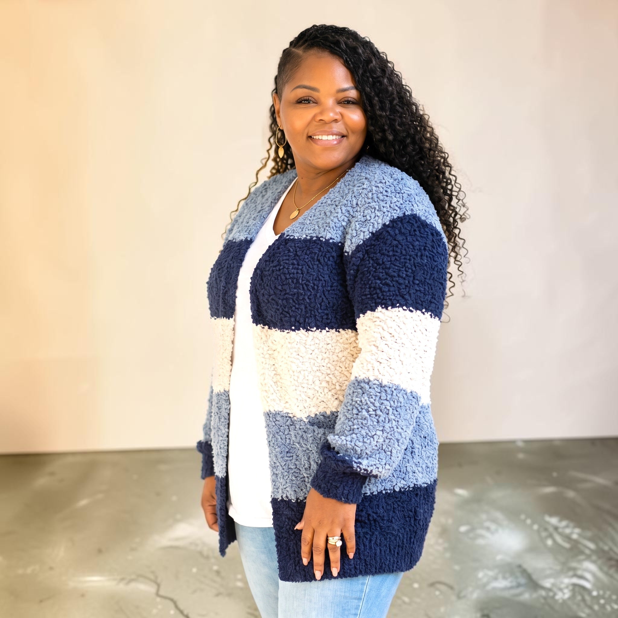 The Cozy Stripe Sweater