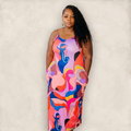 The Yanna Abstract Maxi Dress