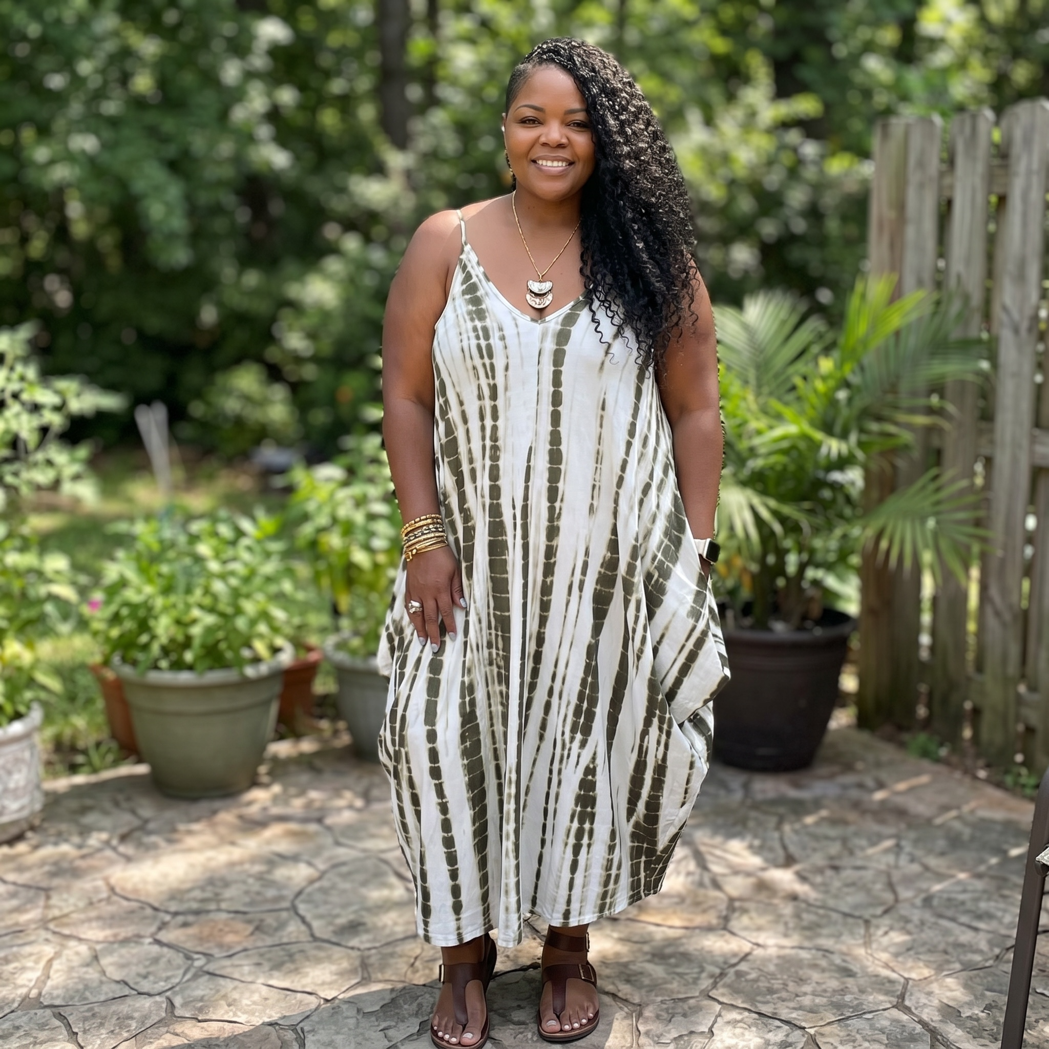 The Erica Tie Dye Maxi Dress