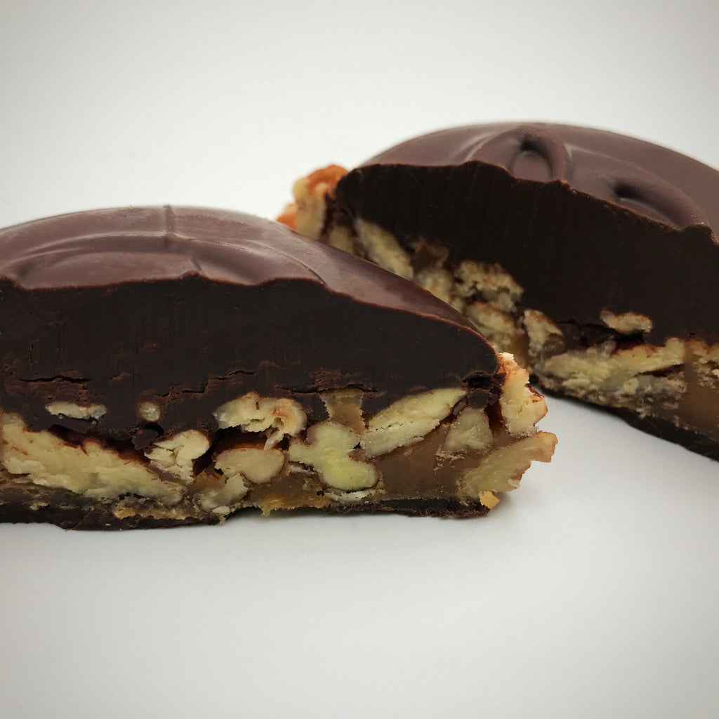 Dark Chocolate Pecan Turtles