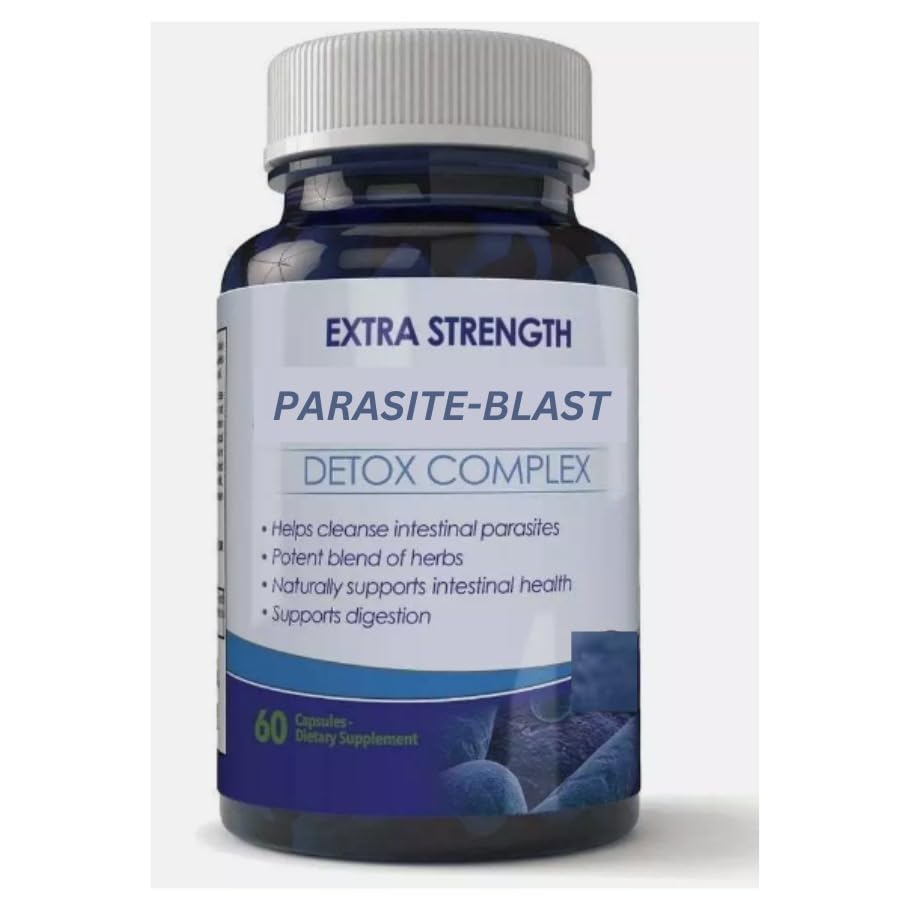 Parasite-Blast Cleanse Detox: 60 Capsules for Rapid Body Boost and Health DetoxificationNatural Cleanse(1pack)