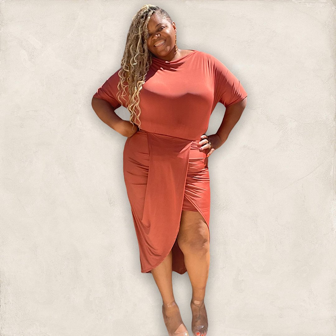 The Lexi Ruched High Low Dress